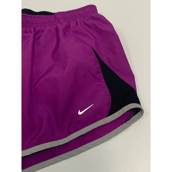 Nike Womens Athletic Shorts Dri-Fit Purple Small - Picture 4 of 6
